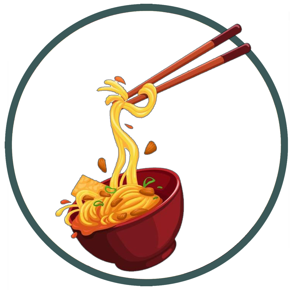 WOK с беконом и грибами WOK с беконом и грибами
